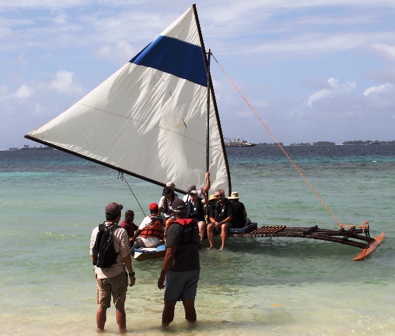 Passengers from the Silver Discoverer go for a ride. Photo: Joel Bowman